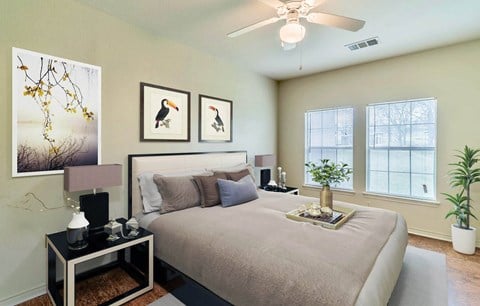 Highland Hills_Model Apartment Bedroom